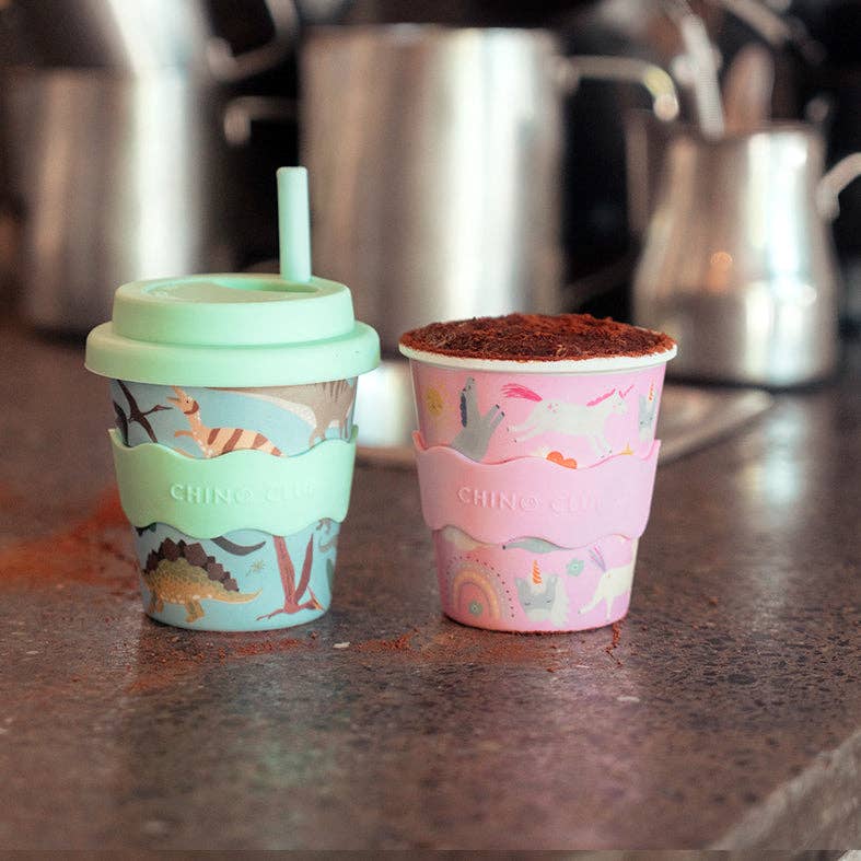 Pink Unicorn Babychino Keep Cup 4oz - The Glamorous Grub