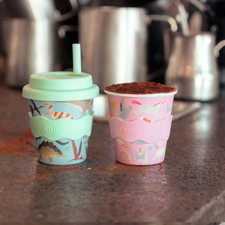 Pink Unicorn Babychino Keep Cup 4oz - The Glamorous Grub