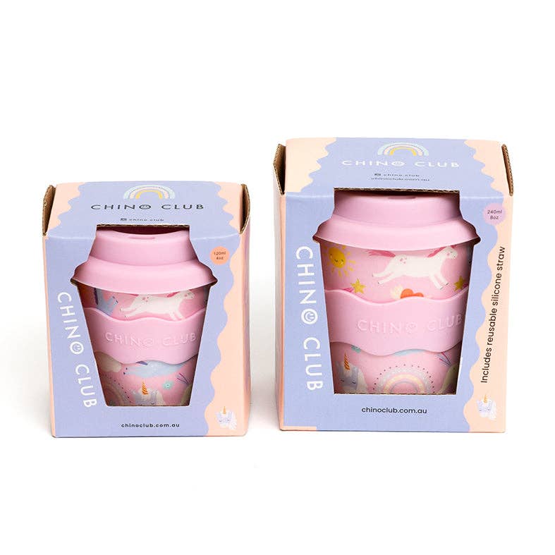 Pink Unicorn Babychino Keep Cup 4oz - The Glamorous Grub