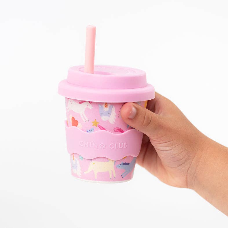 Pink Unicorn Babychino Keep Cup 4oz - The Glamorous Grub