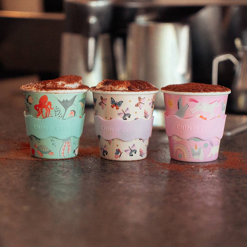 Pink Unicorn Babychino Keep Cup 4oz - The Glamorous Grub