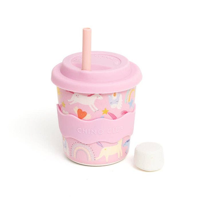 Pink Unicorn Kids Keep Cup 8oz - The Glamorous Grub