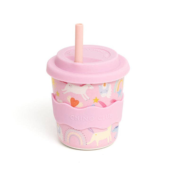 Pink Unicorn Kids Keep Cup 8oz - The Glamorous Grub