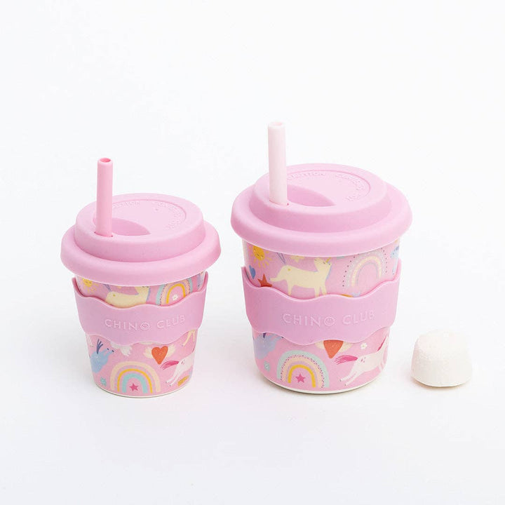 Pink Unicorn Kids Keep Cup 8oz - The Glamorous Grub
