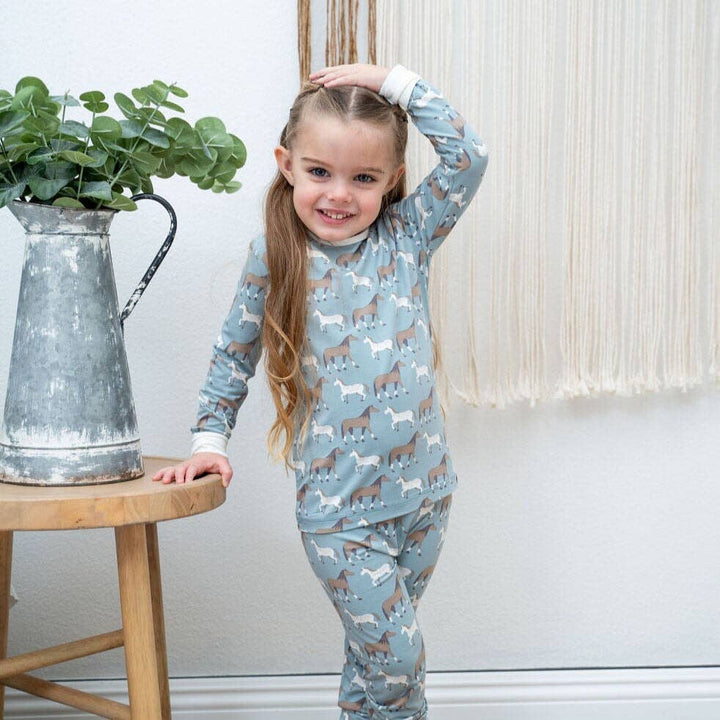 "Ponies Please" BIG Kid Pajamas - The Glamorous Grub