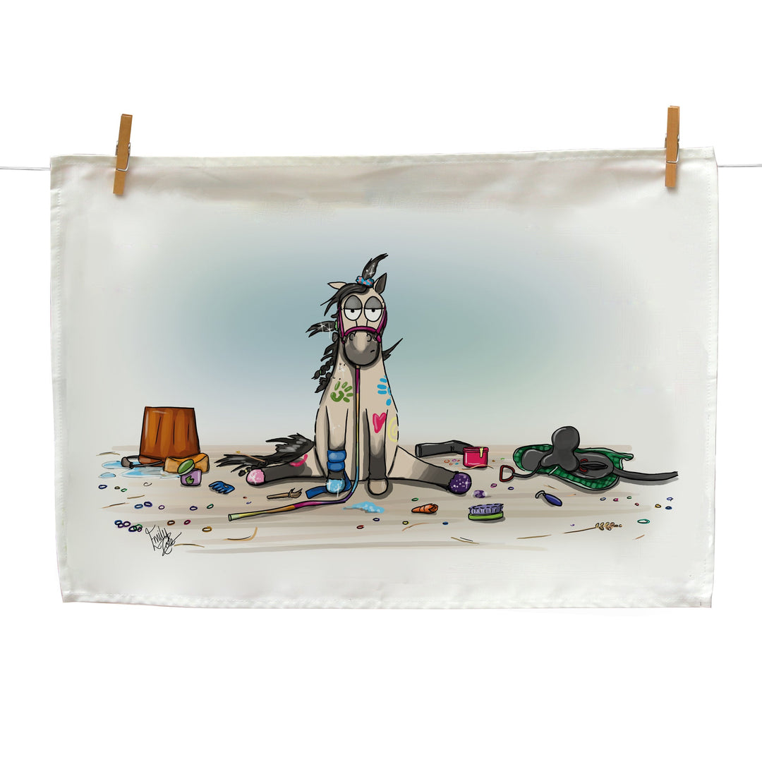 'Pony Camp' Tea Towel - The Glamorous Grub