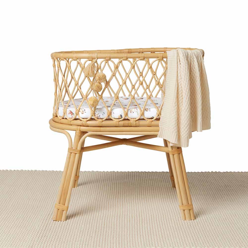 Pony Pals Organic Bassinet Sheet / Change Pad Cover - The Glamorous Grub