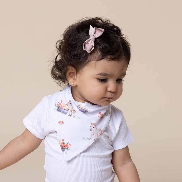 Pony Pals Organic Dribble Bib - The Glamorous Grub