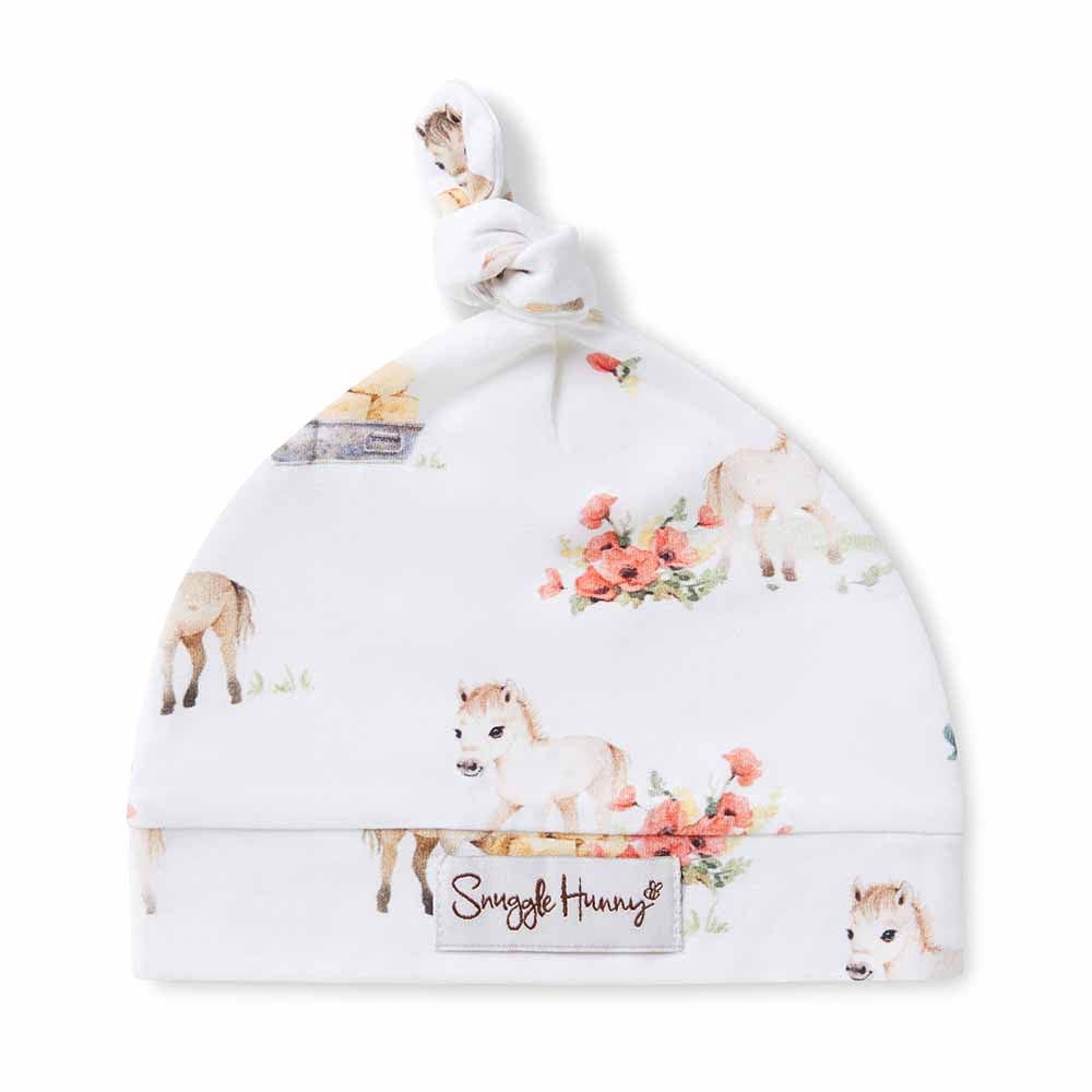 Pony Pals Organic Knotted Beanie - The Glamorous Grub