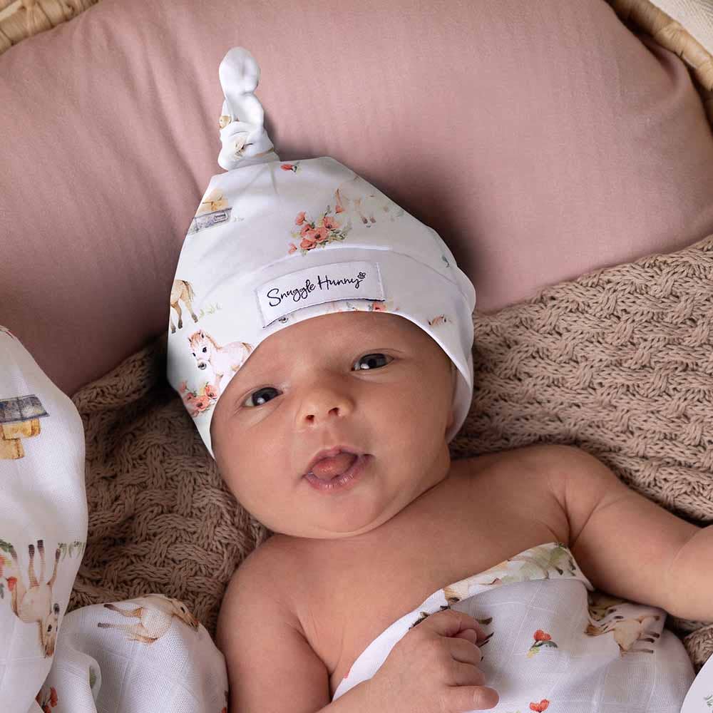 Pony Pals Organic Knotted Beanie - The Glamorous Grub