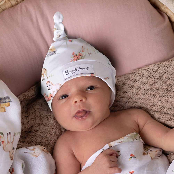 Pony Pals Organic Knotted Beanie - The Glamorous Grub