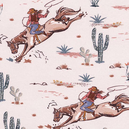 Prairie Princess Baby Girl Western Bamboo Stroller Blanket - The Glamorous Grub