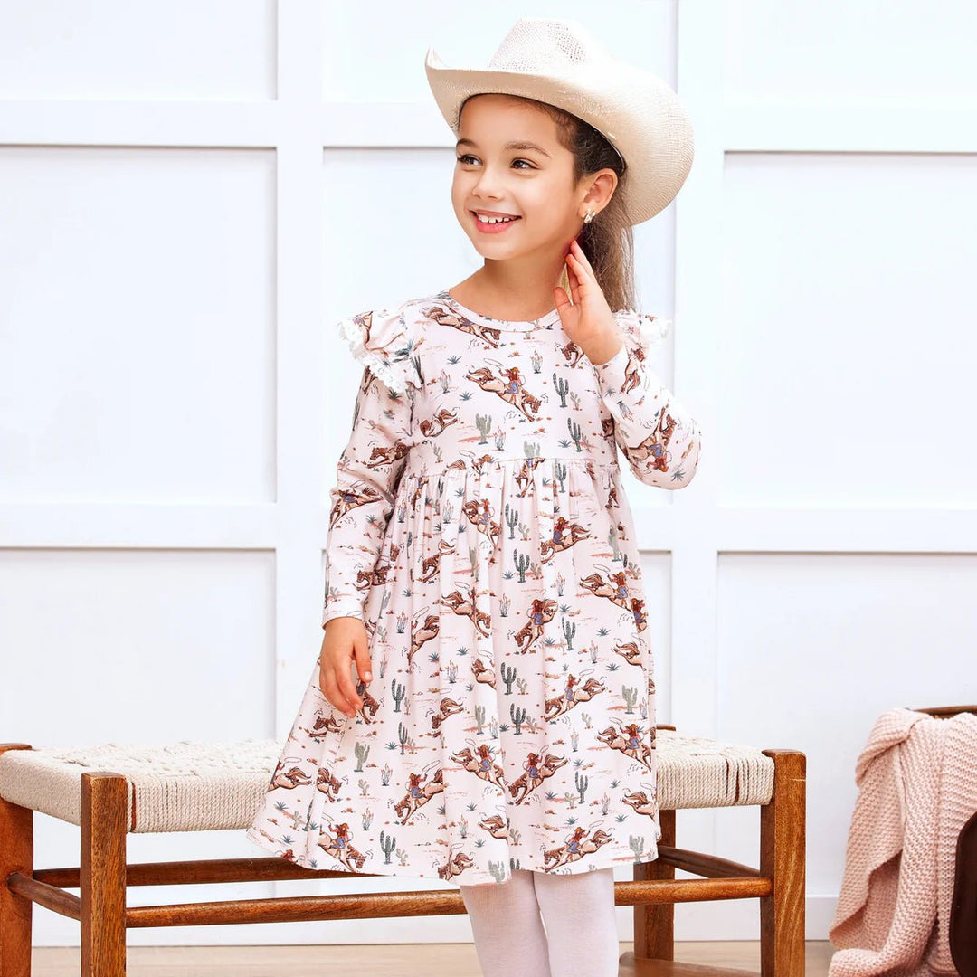 Prairie Princess Girl's Western Bamboo Dress - The Glamorous Grub