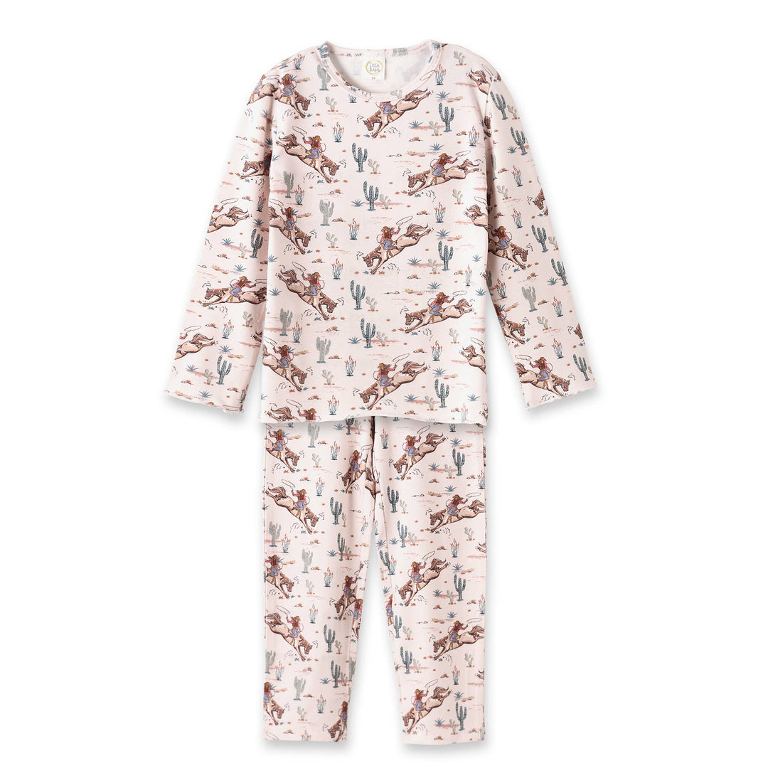 Prairie Princess Girl's Western Bamboo Pajama Set - The Glamorous Grub