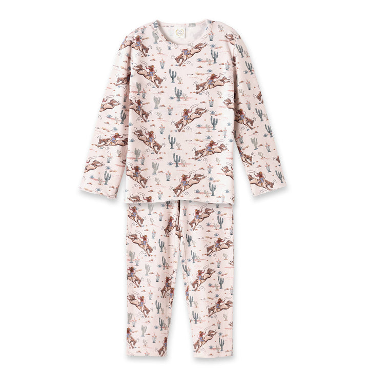 Prairie Princess Girl's Western Bamboo Pajama Set - The Glamorous Grub
