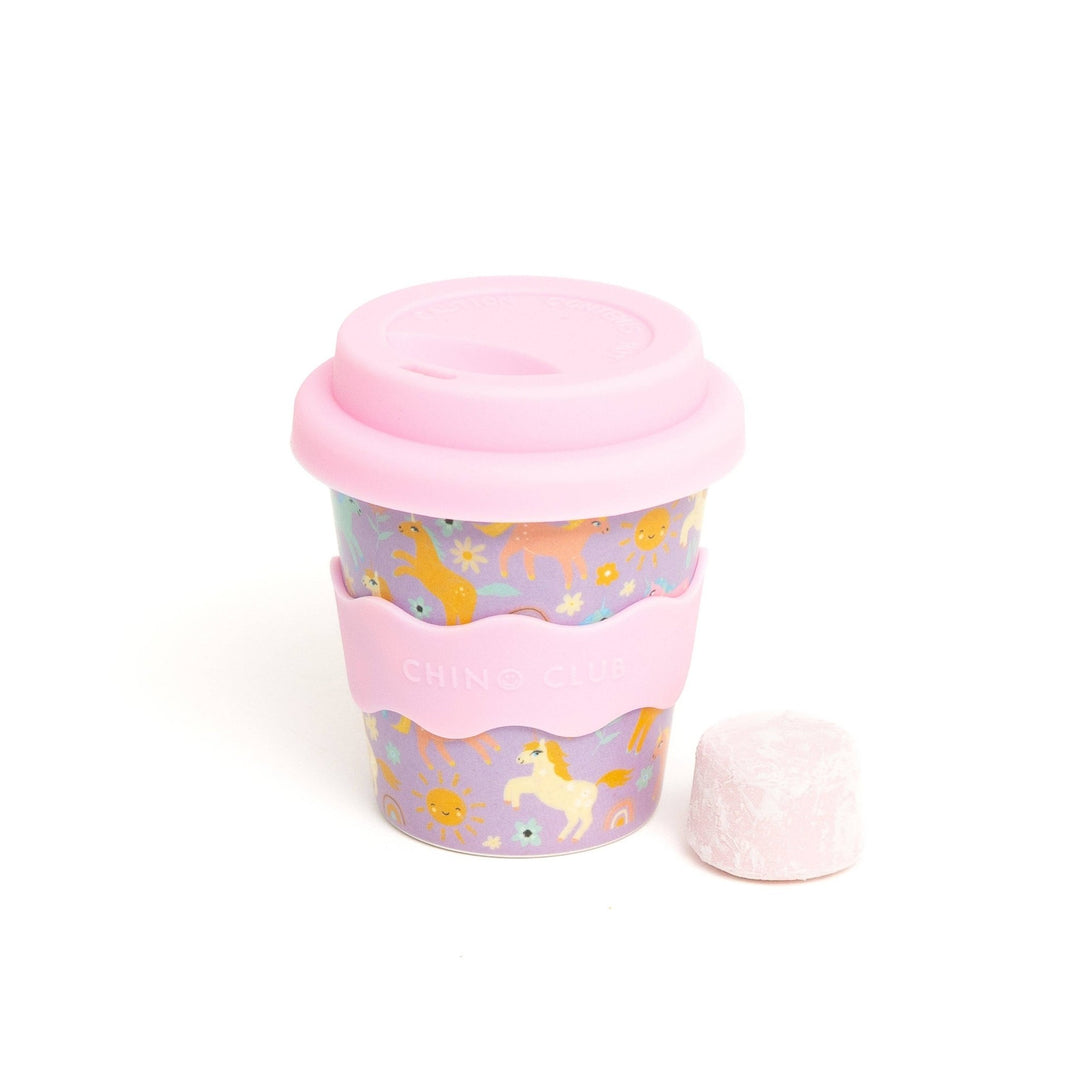 Purple Unicorn Babychino Keep Cup 4oz - The Glamorous Grub