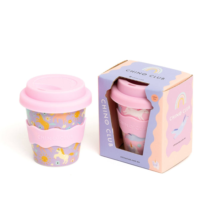 Purple Unicorn Babychino Keep Cup 4oz - The Glamorous Grub