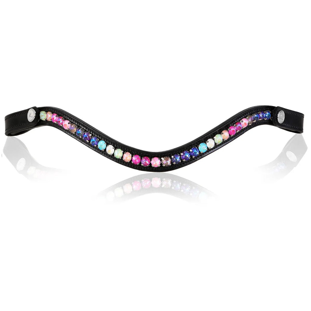 Rainbow Browband - Lumi Pony - The Glamorous Grub