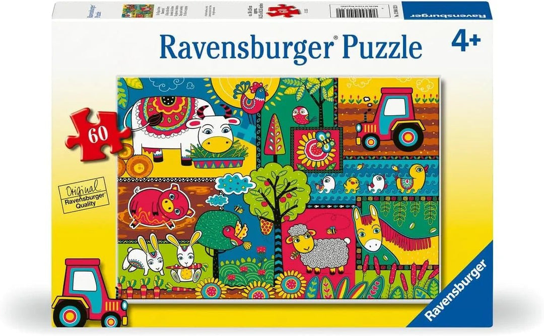 Ravensburger A Day at the Farm Puzzle - 60pc - The Glamorous Grub
