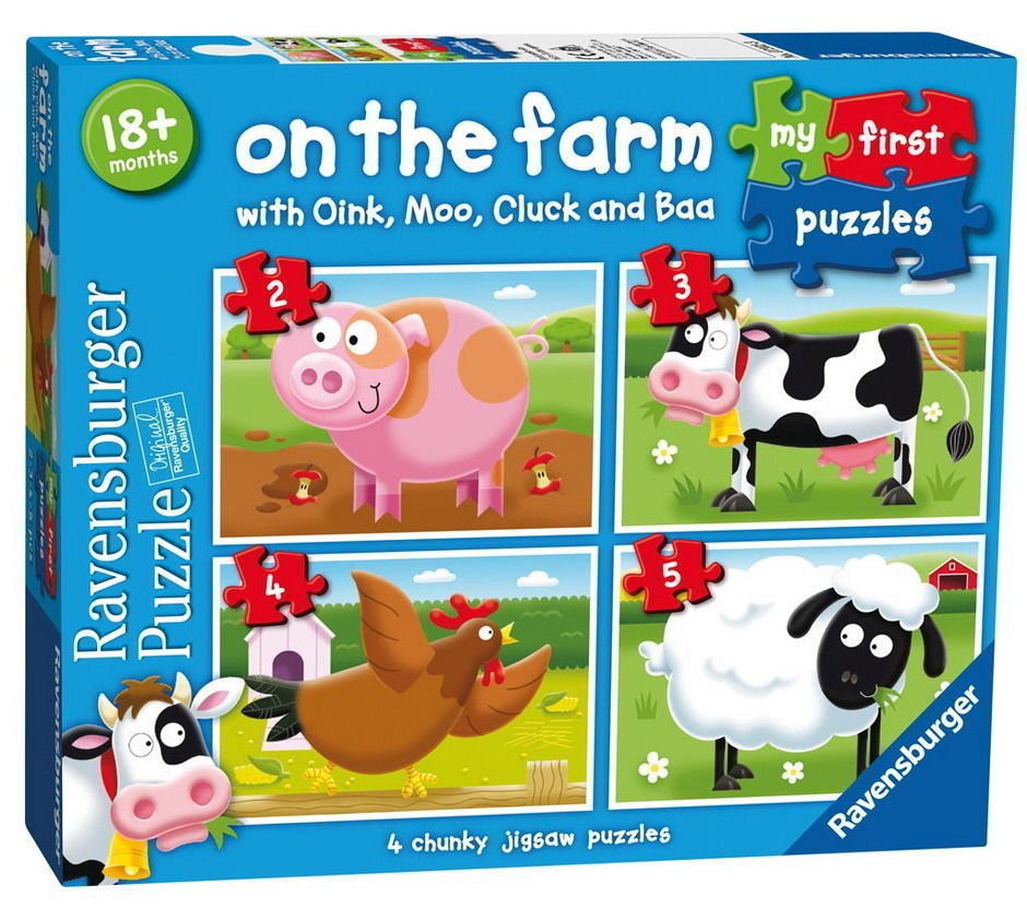 Ravensburger On the Farm - My First Puzzle - The Glamorous Grub