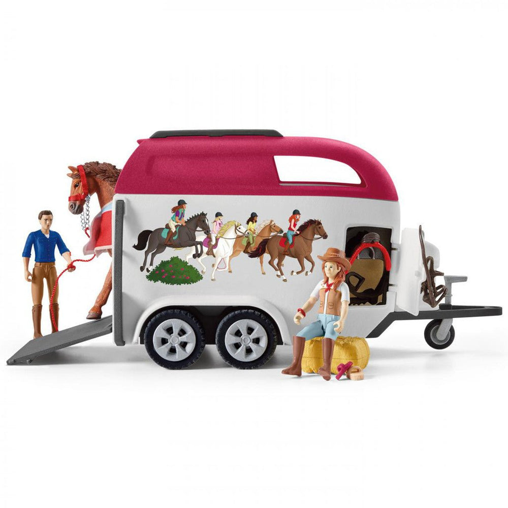 Schleich - Horse Adventures with Car And Trailer - The Glamorous Grub