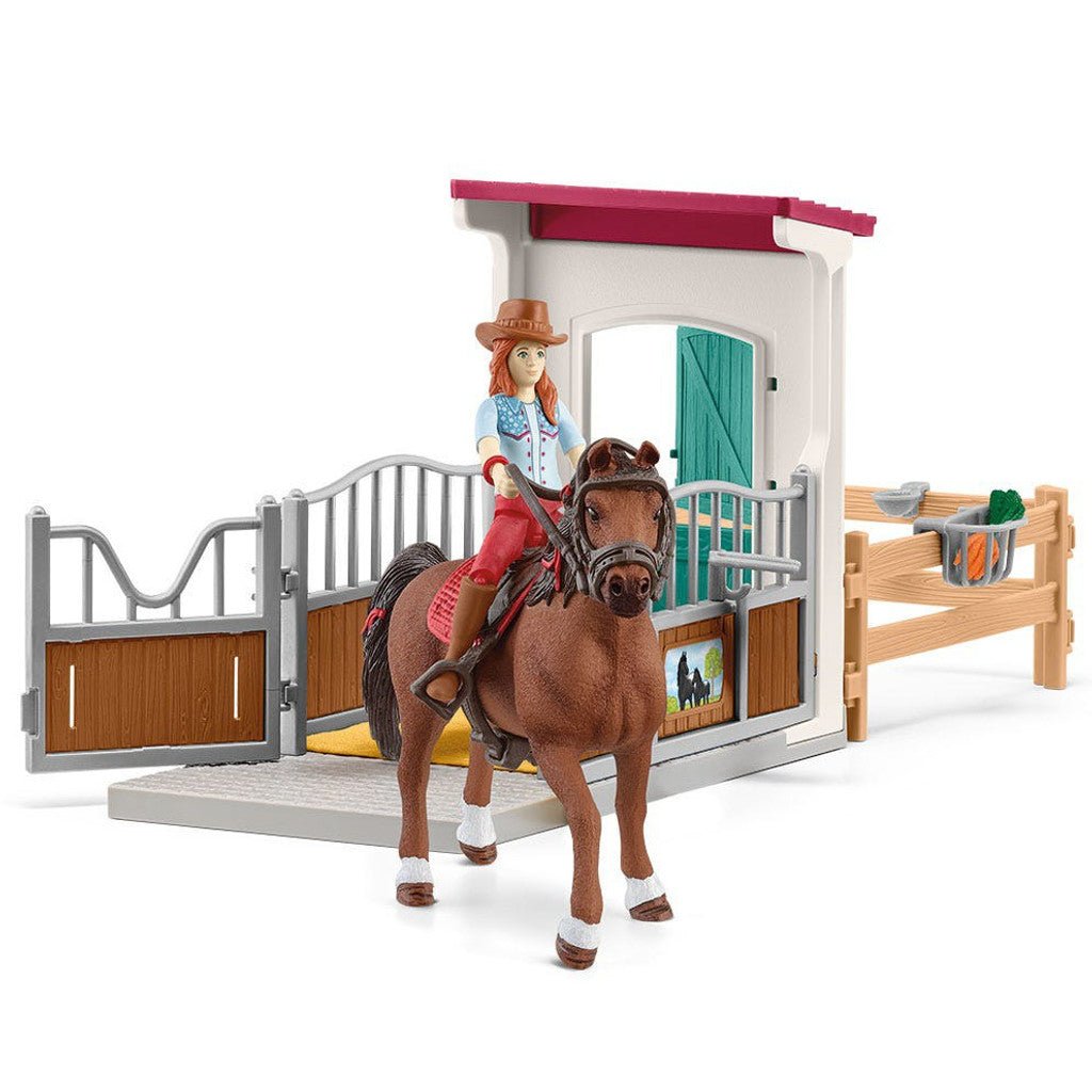 Schleich - Horse Box with Hannah and Cayenne - The Glamorous Grub