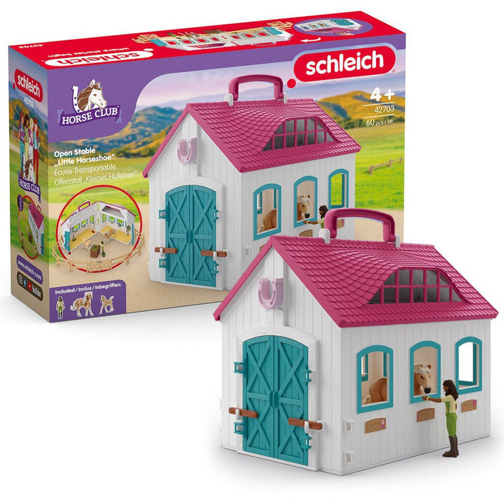 Schleich - Open Stable Little Horse Shoe - NEW - The Glamorous Grub