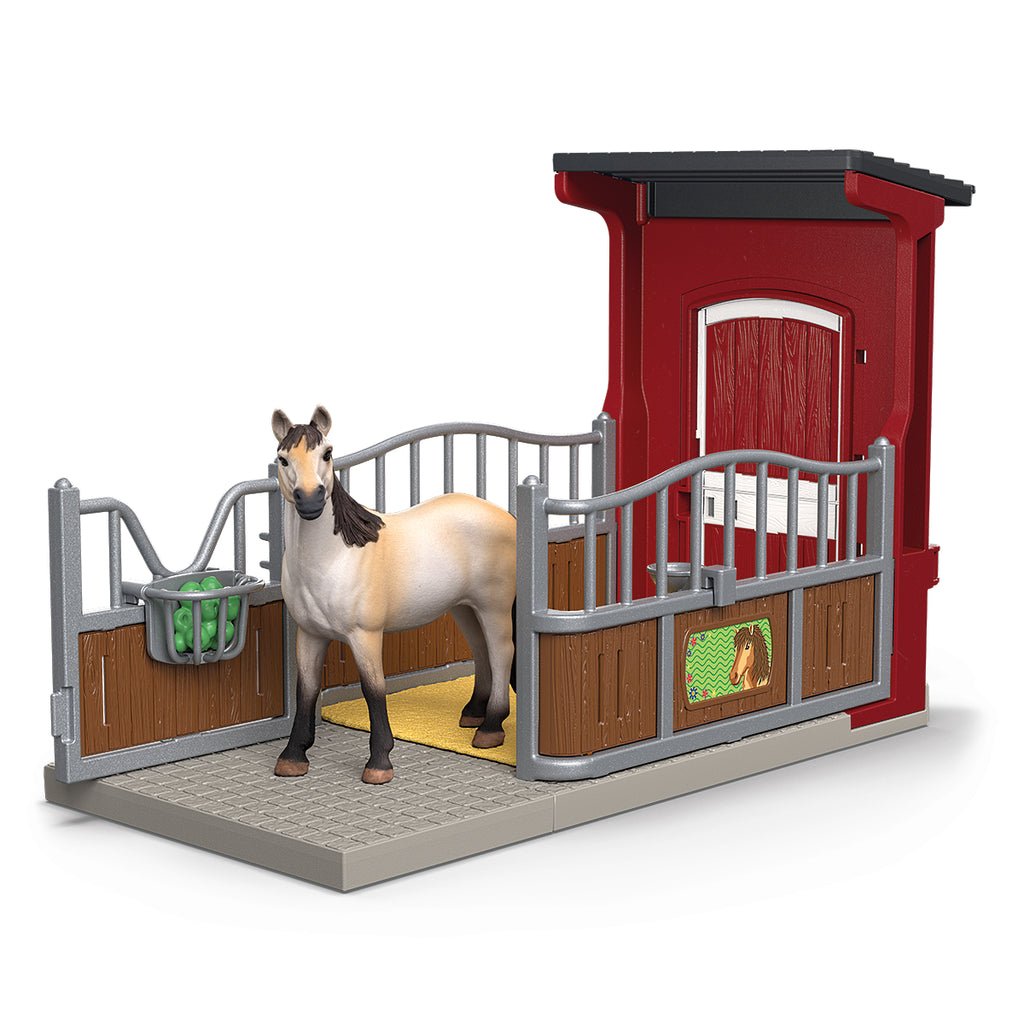 Schleich - Pony Box with Mustang Mare - NEW - The Glamorous Grub