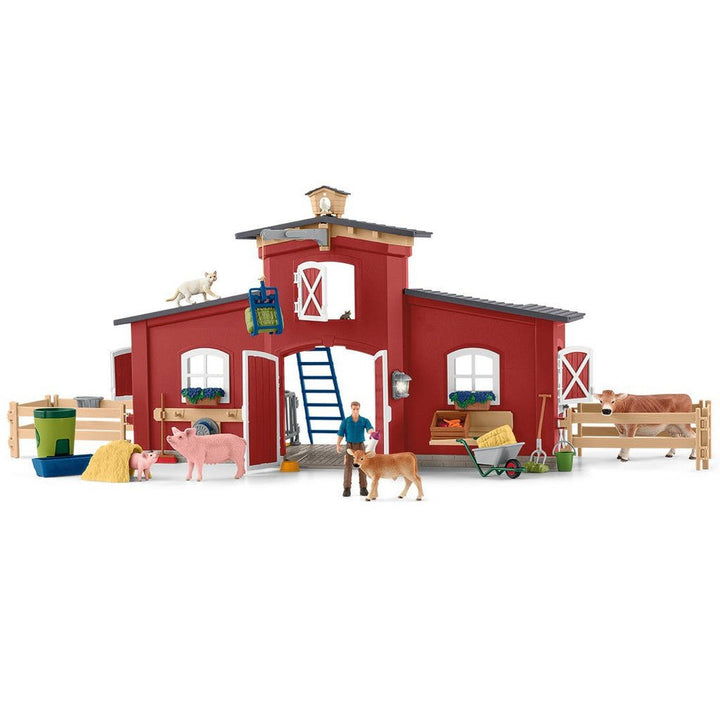 Schleich - Red Barn with Animals - NEW - The Glamorous Grub