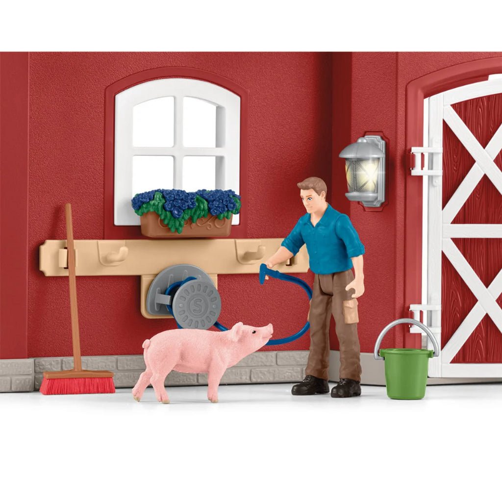 Schleich - Red Barn with Animals - NEW - The Glamorous Grub