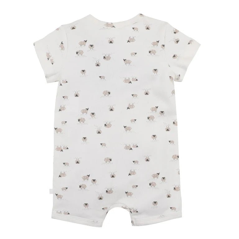 Sheep Organic Short Sleeved Romper - The Glamorous Grub