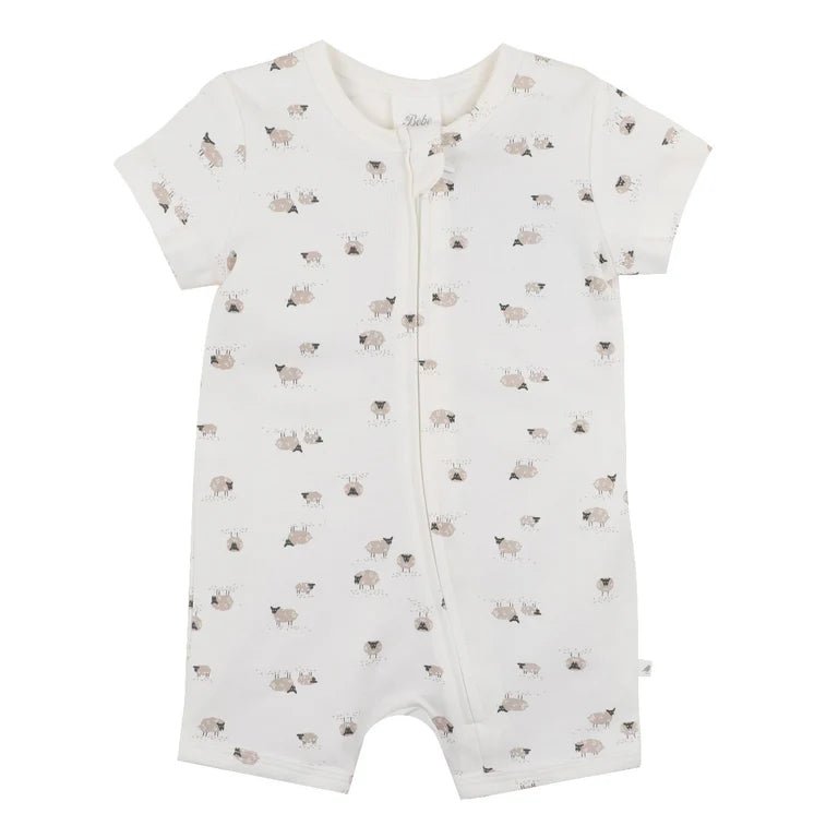 Sheep Organic Short Sleeved Romper - The Glamorous Grub