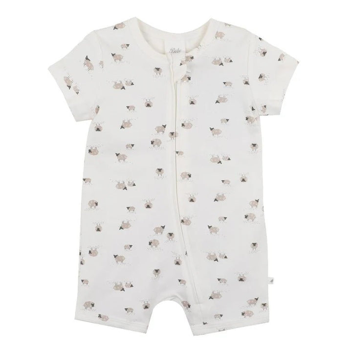 Sheep Organic Short Sleeved Romper - The Glamorous Grub