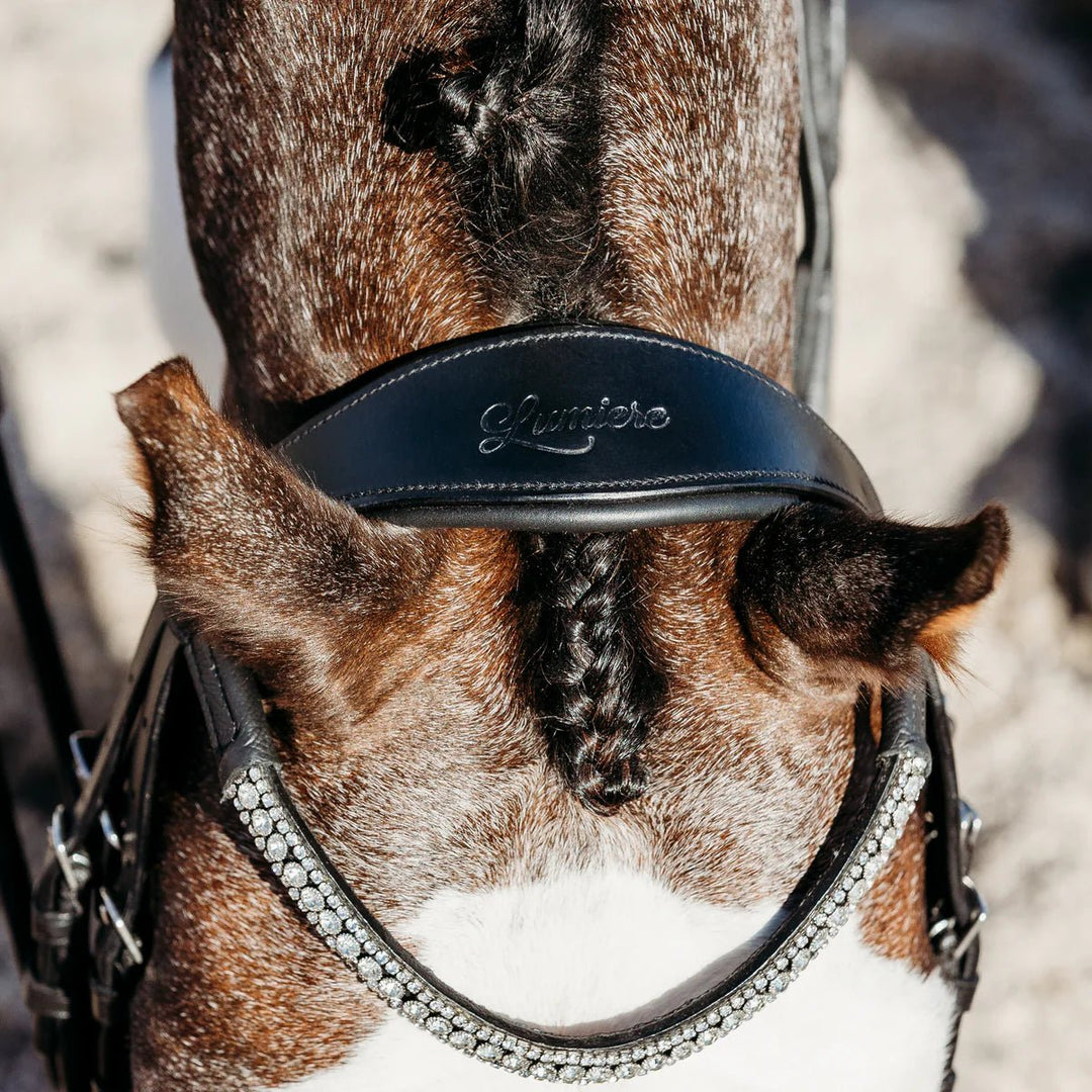 Solitaire Crystal Browband - Lumi Pony - The Glamorous Grub
