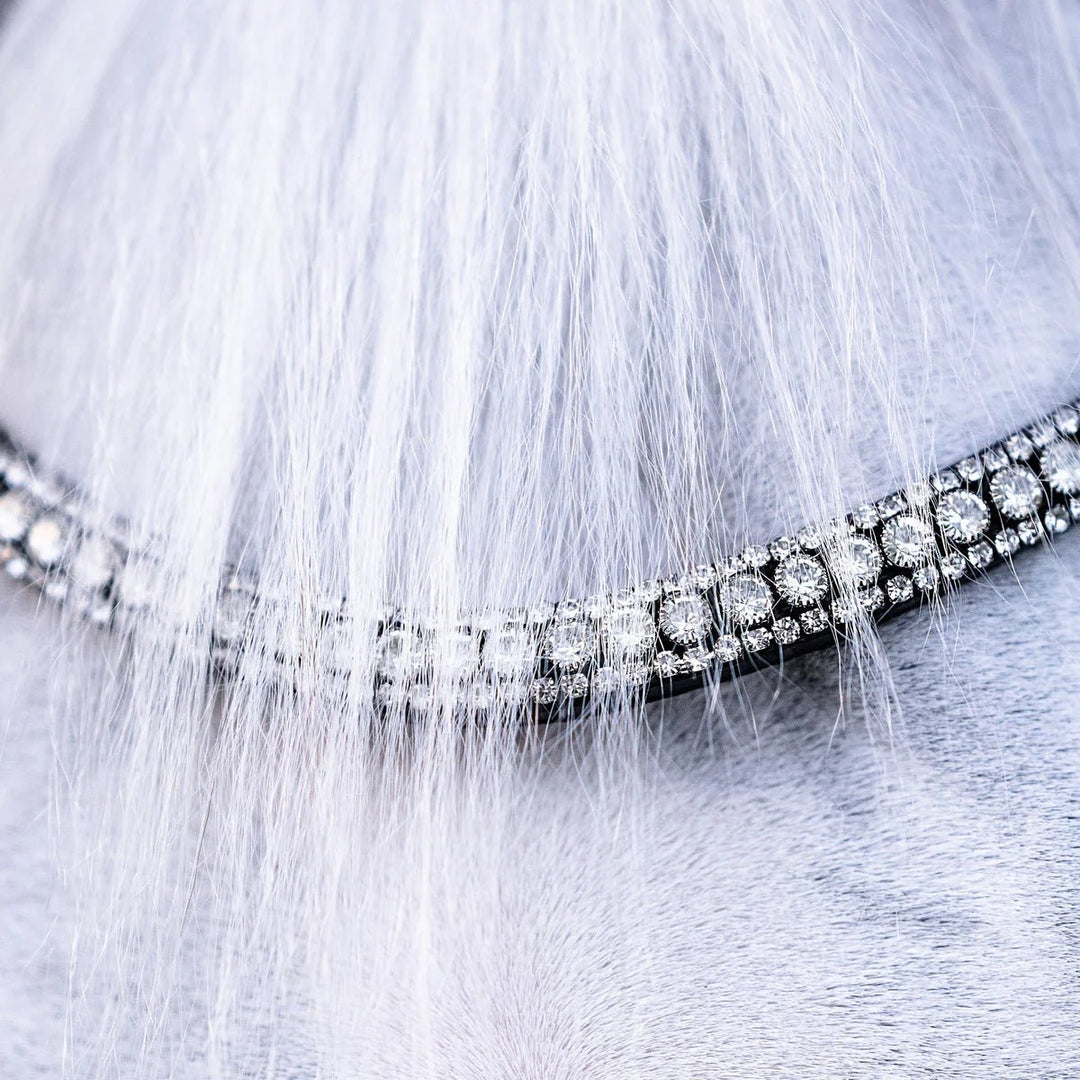 Solitaire Crystal Browband - Lumi Pony - The Glamorous Grub