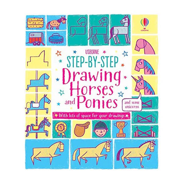 Step by Step Drawing of Horses & Ponies - The Glamorous Grub