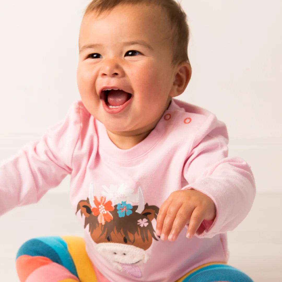 Bonnie Highland Cow Long Sleeved Top