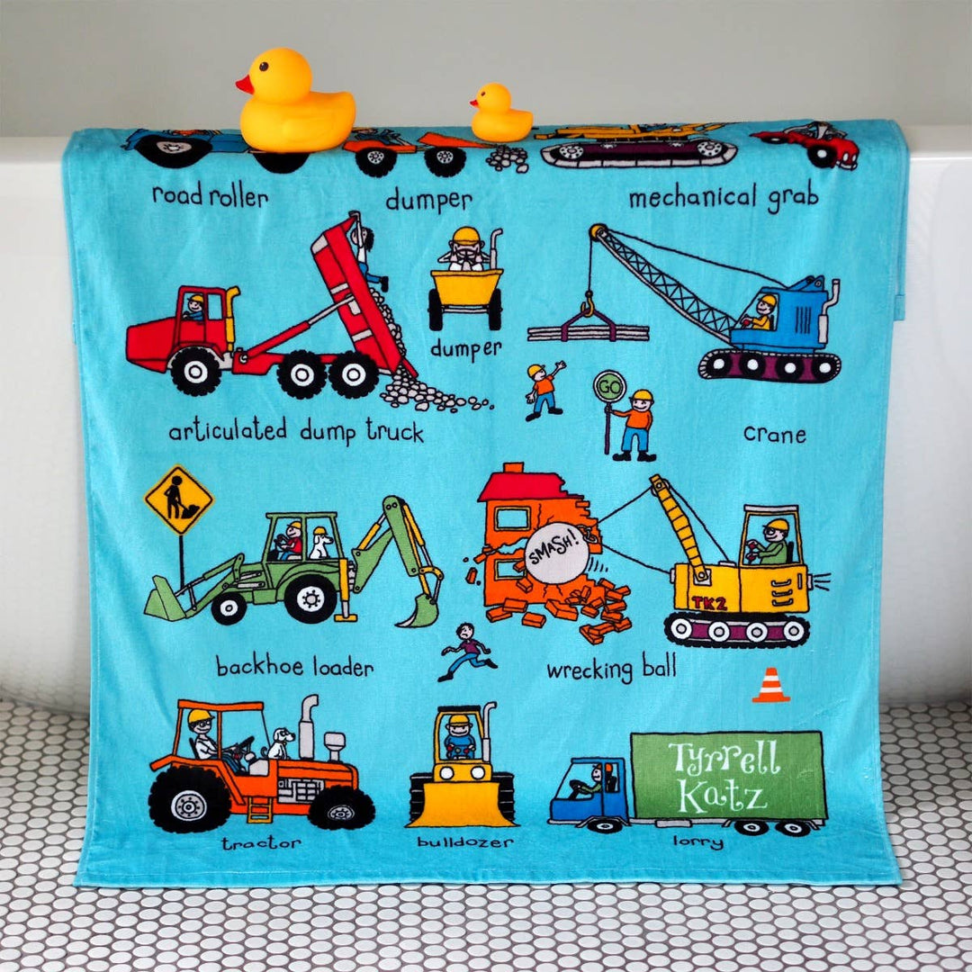 Trucks Children's Towel - The Glamorous Grub