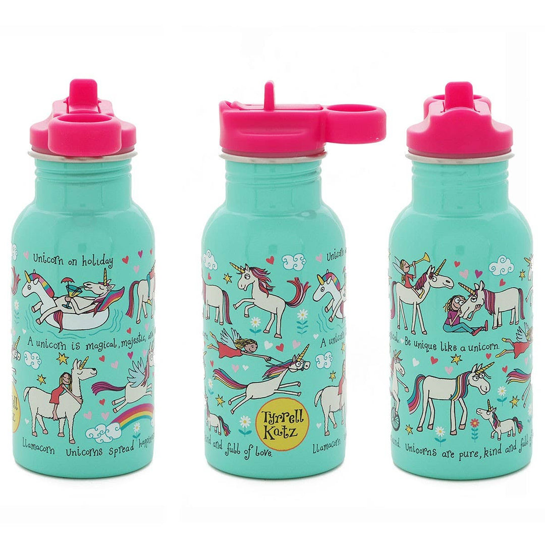 Tyrrell Katz Unicorns Stainless Steel Drink Bottle - The Glamorous Grub