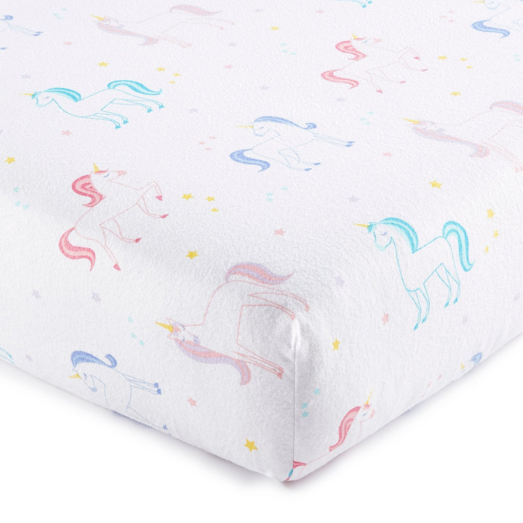 Unicorn 100% Cotton Flannel Sheet Set - Double - The Glamorous Grub