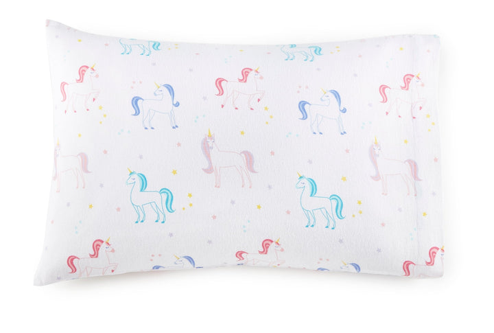 Unicorn 100% Cotton Flannel Sheet Set - Double - The Glamorous Grub