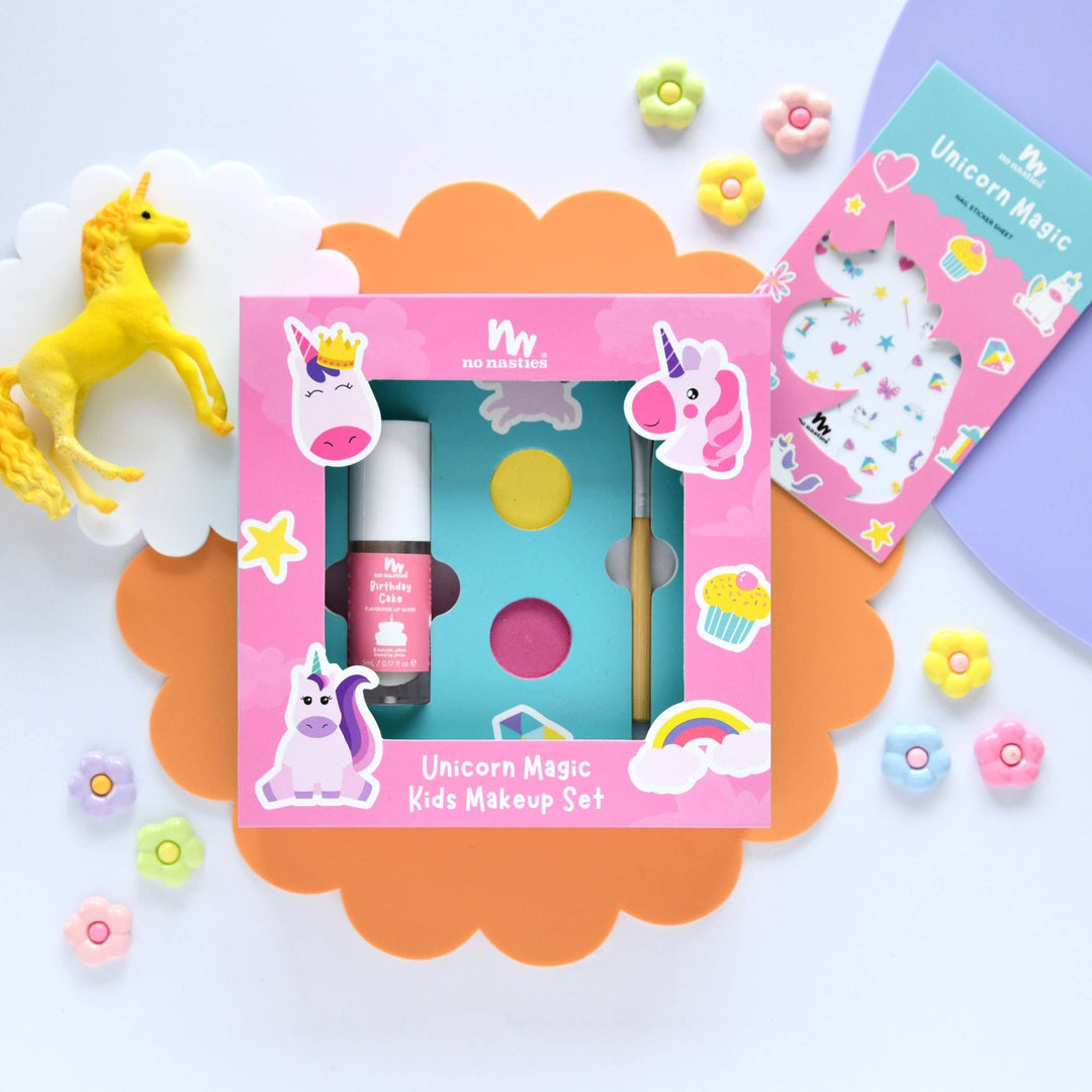 Unicorn Magic Natural No Nasties Kids Makeup Gift Set - The Glamorous Grub