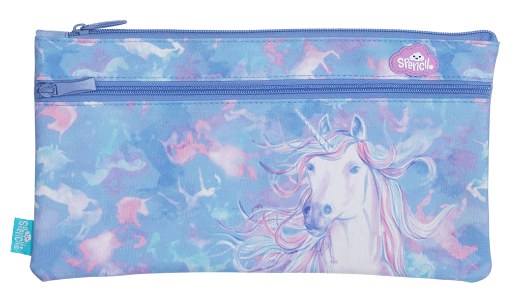 Unicorn Magic Twin Zip Pencil Case - The Glamorous Grub