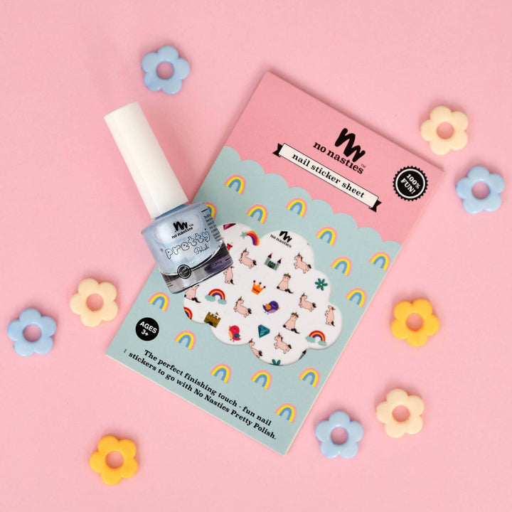 Unicorn Nail Stickers - The Glamorous Grub