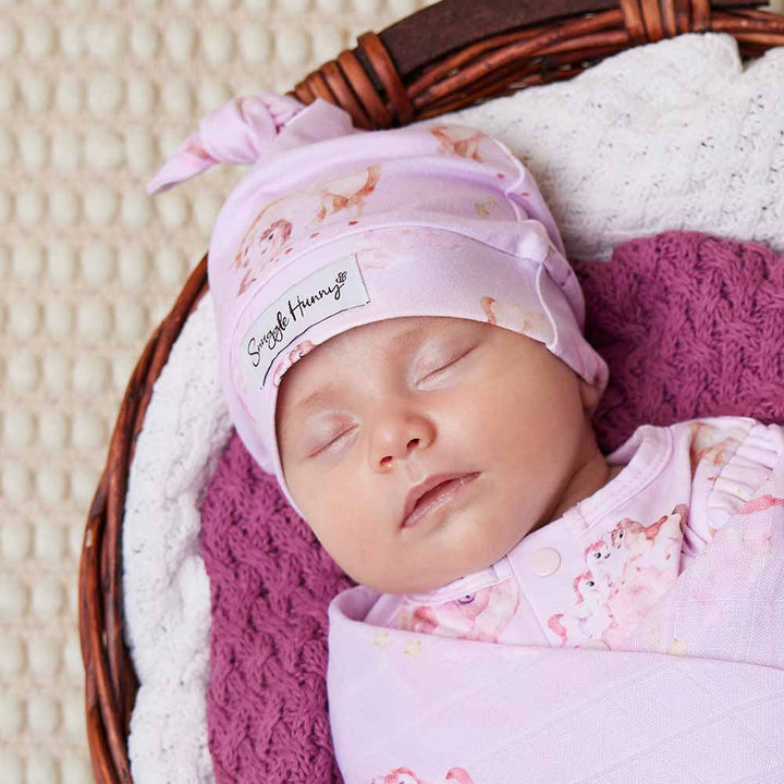 Unicorn Organic Knotted Beanie - The Glamorous Grub