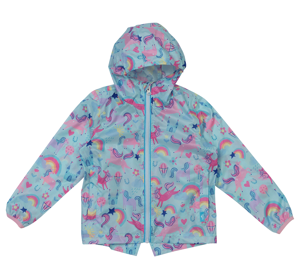 Unicorn Party Raincoat - The Glamorous Grub