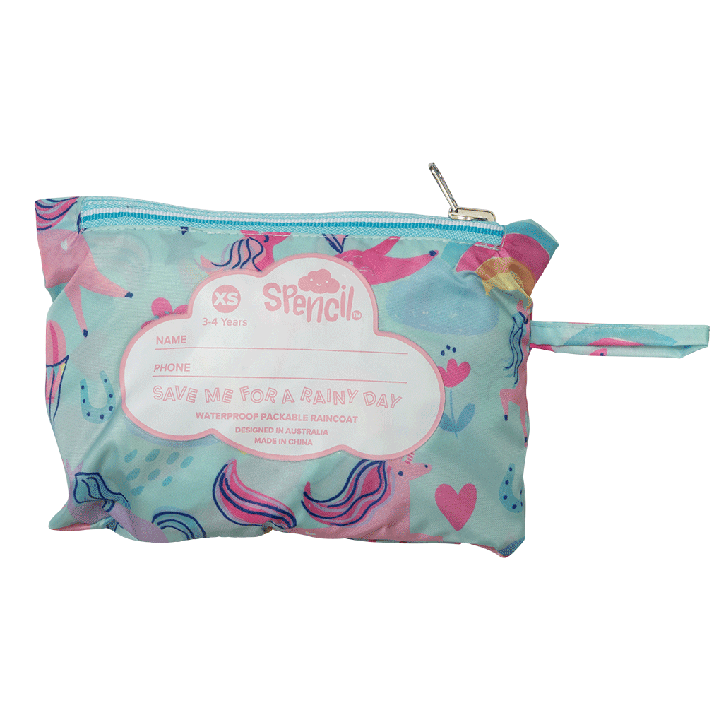 Unicorn Party Raincoat - The Glamorous Grub