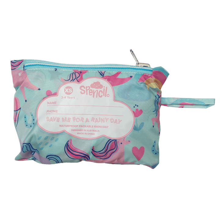 Unicorn Party Raincoat - The Glamorous Grub