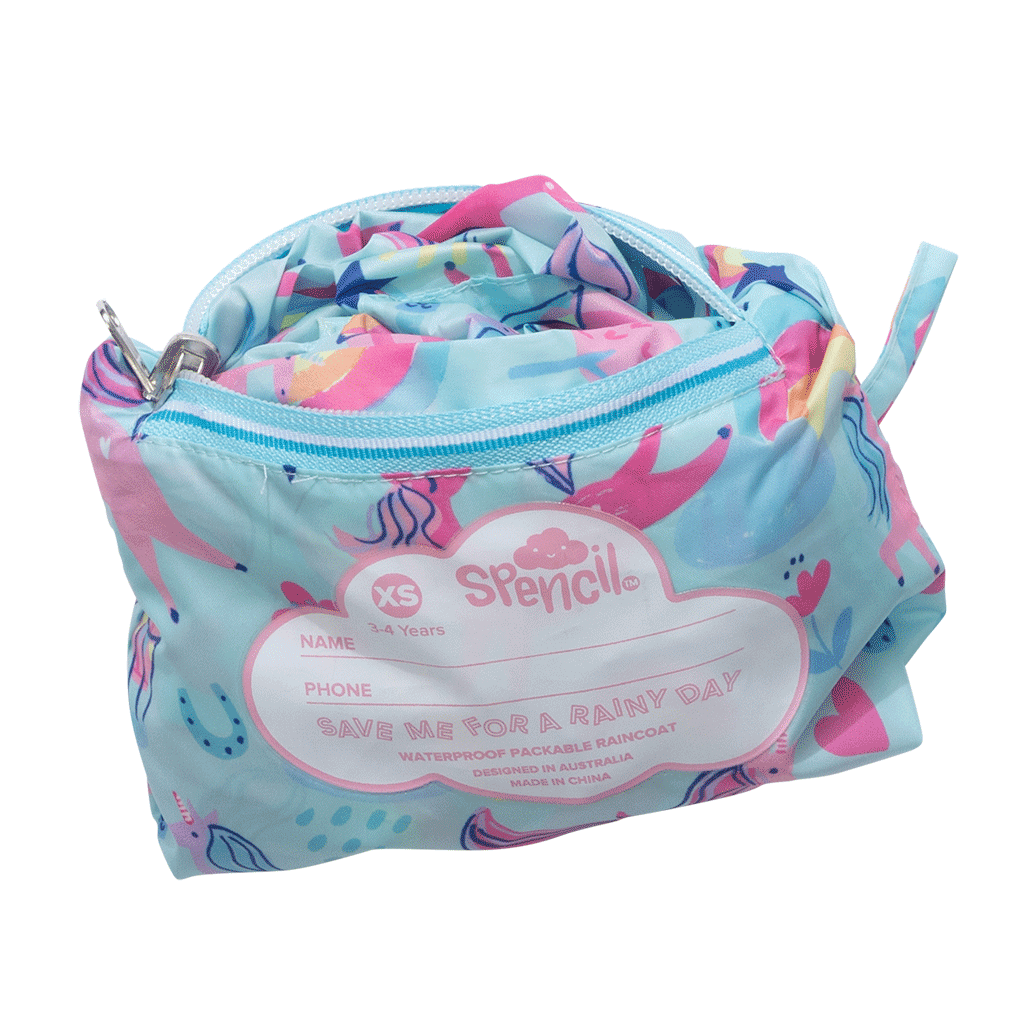 Unicorn Party Raincoat - The Glamorous Grub