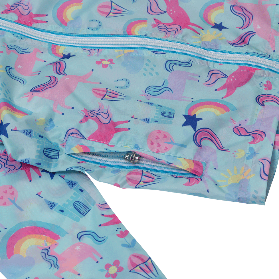 Unicorn Party Raincoat - The Glamorous Grub